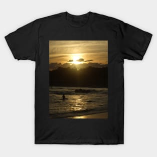 Surf Sunset Photo Print T-Shirt